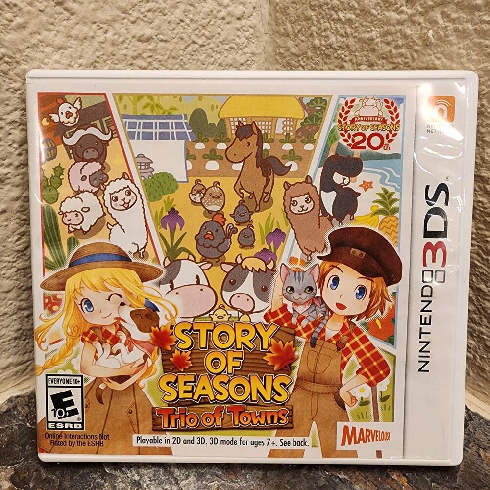Game - Story of Seasons: Trio of Towns (CIB) - 3DS - Nintendo